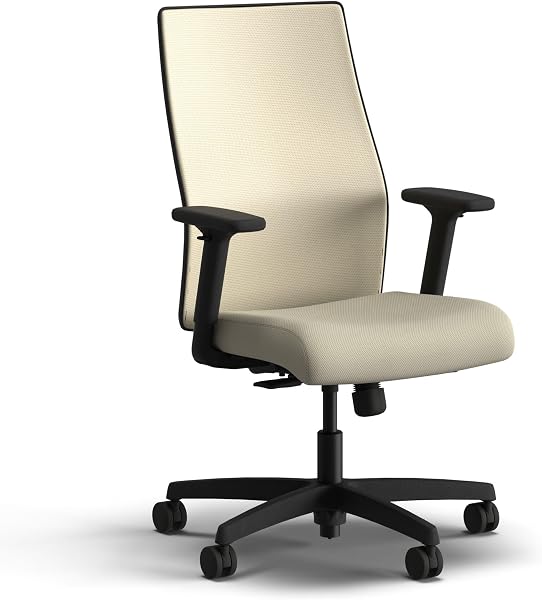 HON Ignition 2.0 Ergonomic Office Chair, Lumbar Support, Desk Chair, Linen