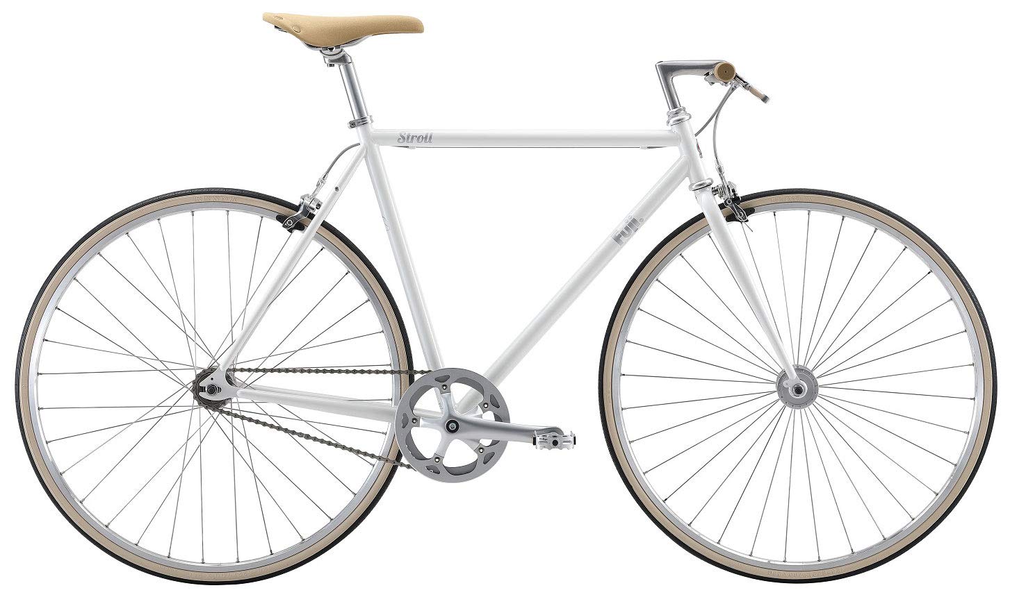 Amazon.co.jp: FUJI STROLL 20STRLWH54 Single Speed Cross Bike, 2020