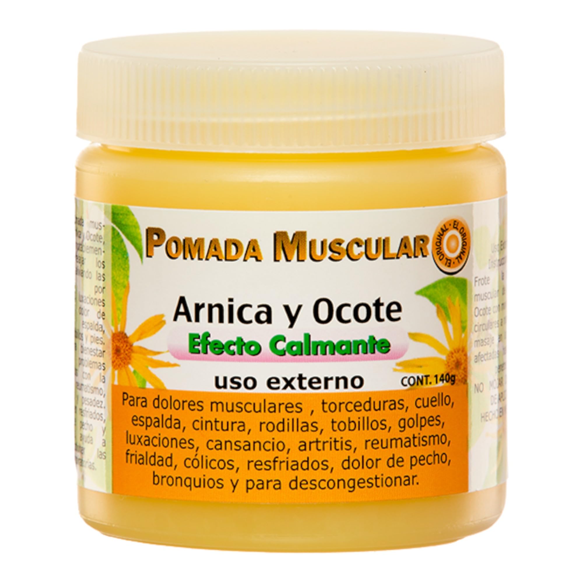 Arnica and Ocote Muscle Ointment Calming Effect 140grs.