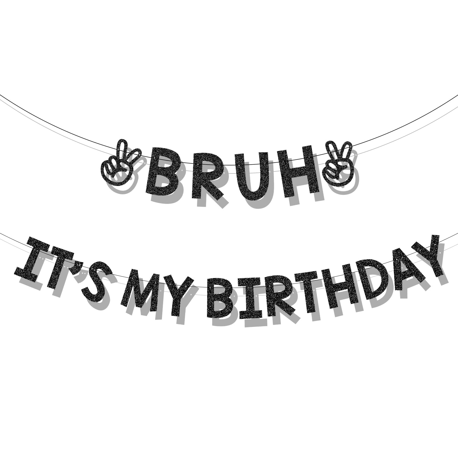 „Bruh It's My Birthday“ Banner – Vorgespannt, 3 M Lang, Farbenfroh Mit Game-Controller-Muster, Für Jungs & Teens