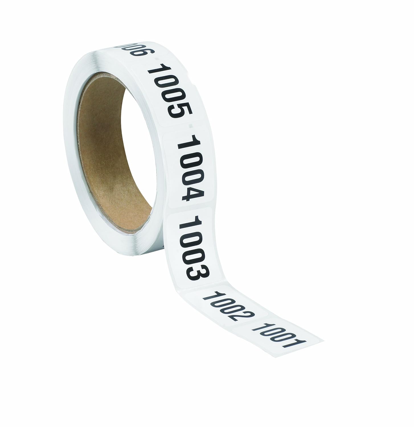 Aviditi Tape Logic Consecutive Number Label, Legend "0001 to 0500", 1-1/2" L x 1" W, Black on White (DL1241)
