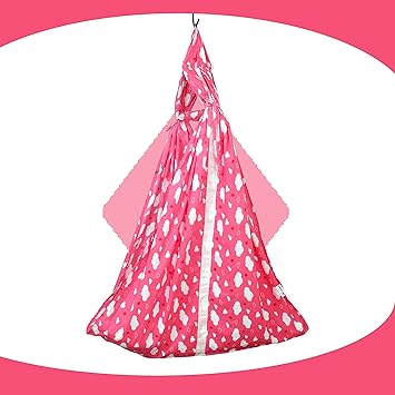 Cloud Baby Cradle Cloth with Seperator (Pink)