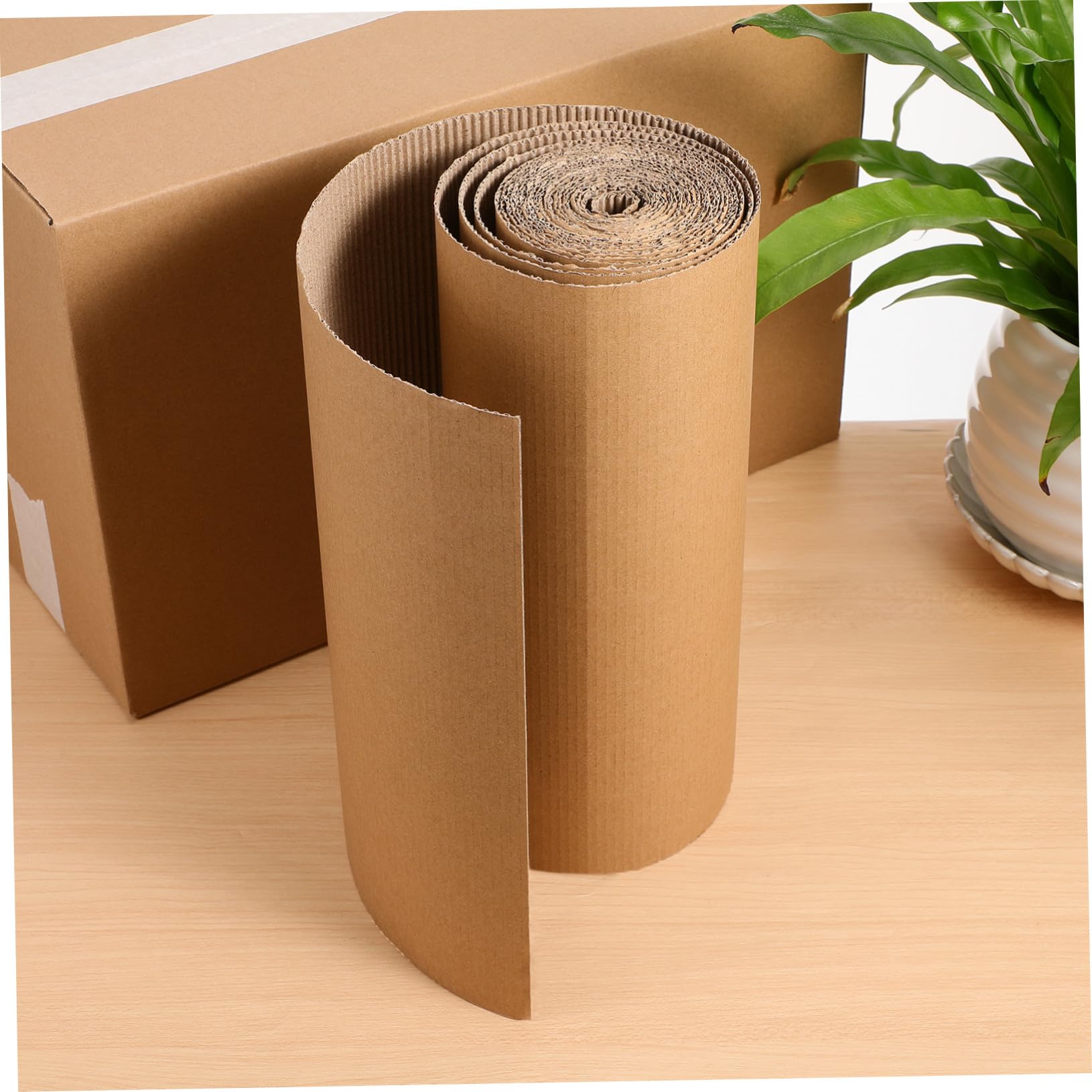 EXCEART Carton Ondulé Simple Face pour Résistant Protection Expédition et Bricolage Polyvalent