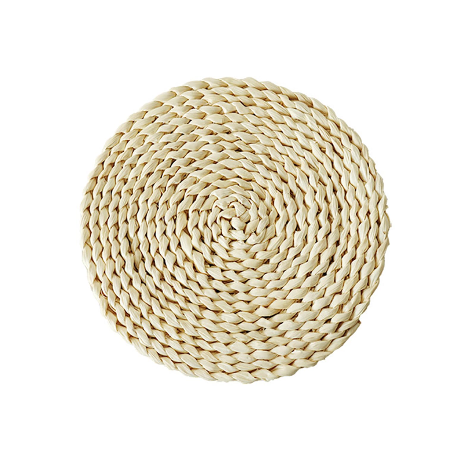 Sets de table ronds en maïs tressé pour sublimer vos dîners de fête
