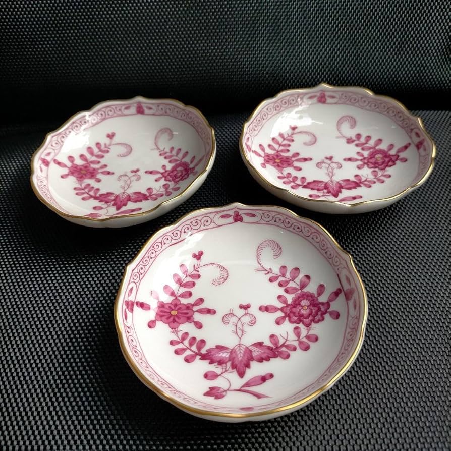 Amazon.co.jp: Meissen マイセン インドの華 リッチピンク 豆皿