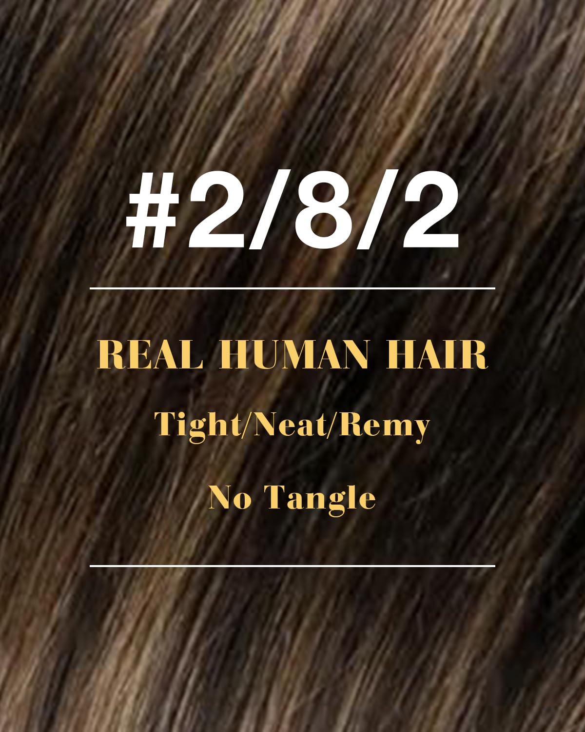 Hetto Extension Capelli Veri Cheratina Balayage Marrone scuro & Marrone dorato - Remy Capelli Umani U Tip Estensioni, Invisibile Adesive, Look Naturale per Uso Quotidiano 50g 50ciocche 45cm
