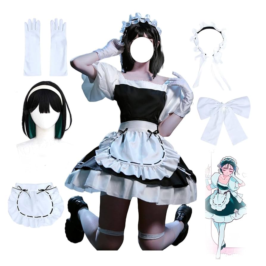 Amazon.co.jp: [ZAIED] Sua スア コスプレ衣装 ウィッグ付き