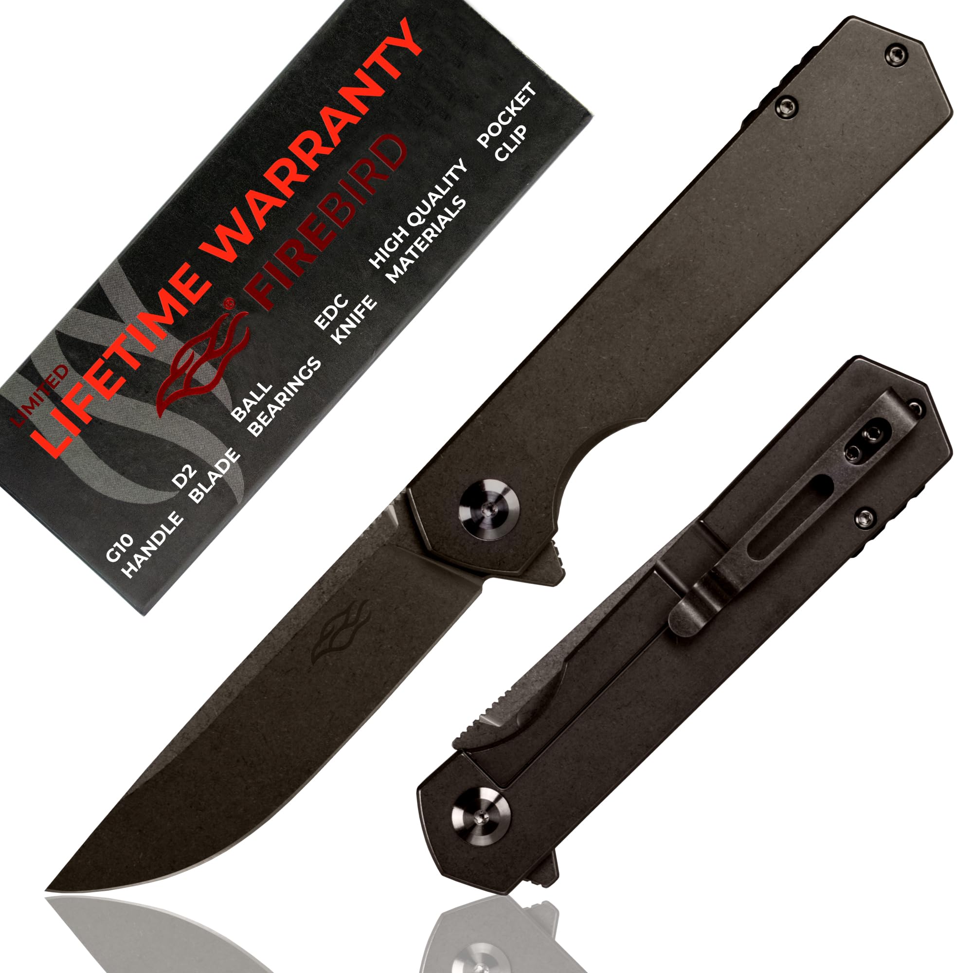 Amazon.com : Firebird Ganzo FH13-SS Folding Pocket Knife 3.4