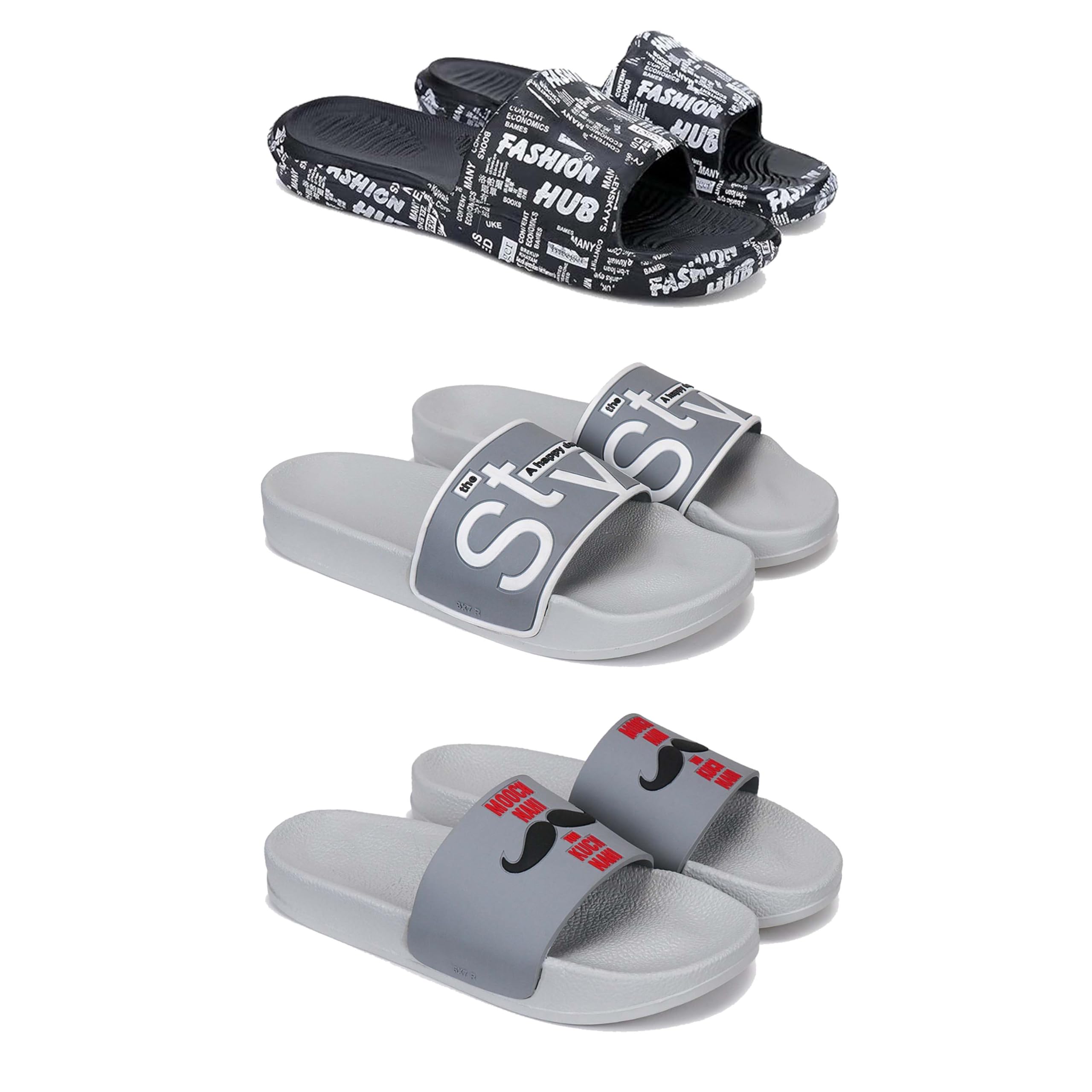 Men’s Casual Slip-On Sandals – Designs & Stylish Open-ToePCV-SAN-(3-COMBO)-3103-1589-1590-picture-33