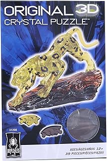 BePuzzled | Leopard Original 3D Crystal Puzzle, Ages 12 and Up