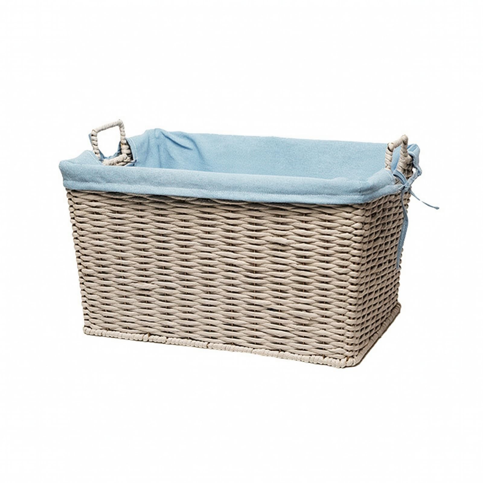 Cesta Papel Trenzado para Organizar, color to 3, Pequeño