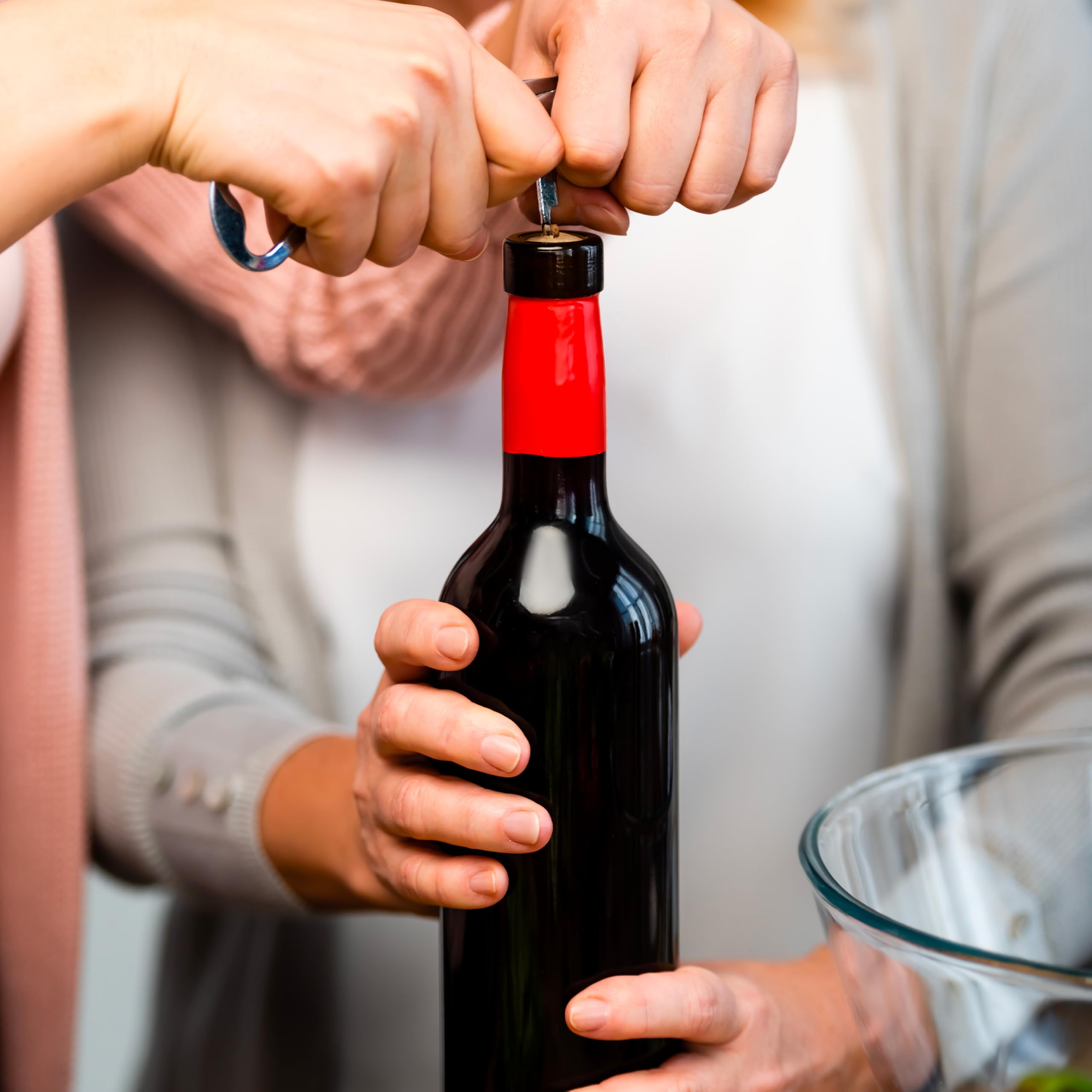 60 Bottiglie Bordolese Colore Uvag per Vino (750ml) Bottiglie per Amari Pregiati in Vetro