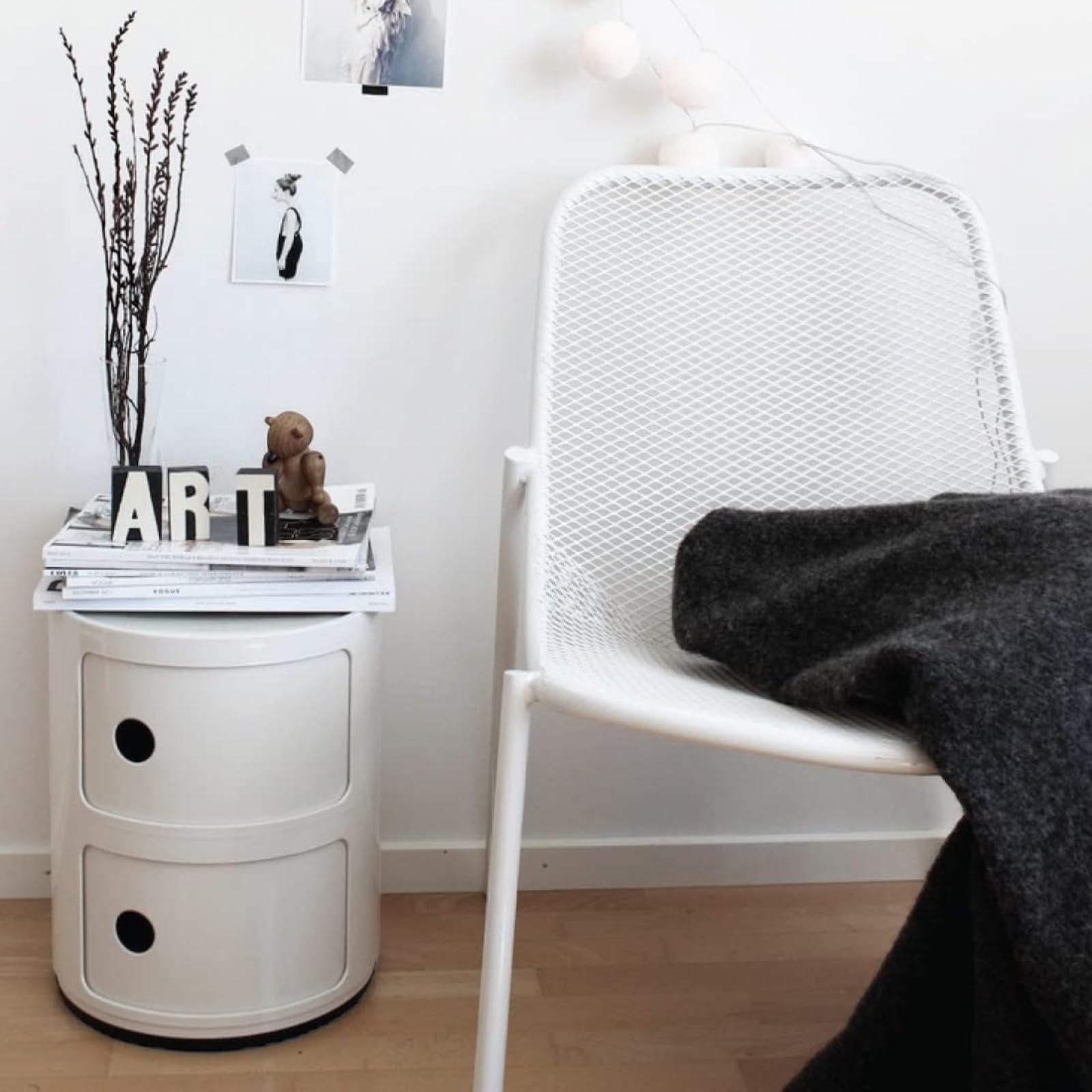 Amazon.co.jp: Kartell コンポニビリ ラウンドエレメントL1 ホワイト