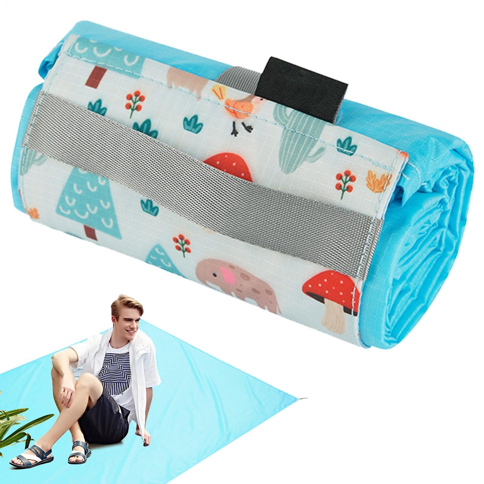 Compagnon de randonnée compact et drap de pique-nique pour pauses en montagne