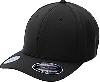 JoesUSA Men's Cool & Dry Flexfit Moisture Wicking Baseball Caps - Breathable Poly Mesh, S/M & L/XL Sizes, 7 Colors
