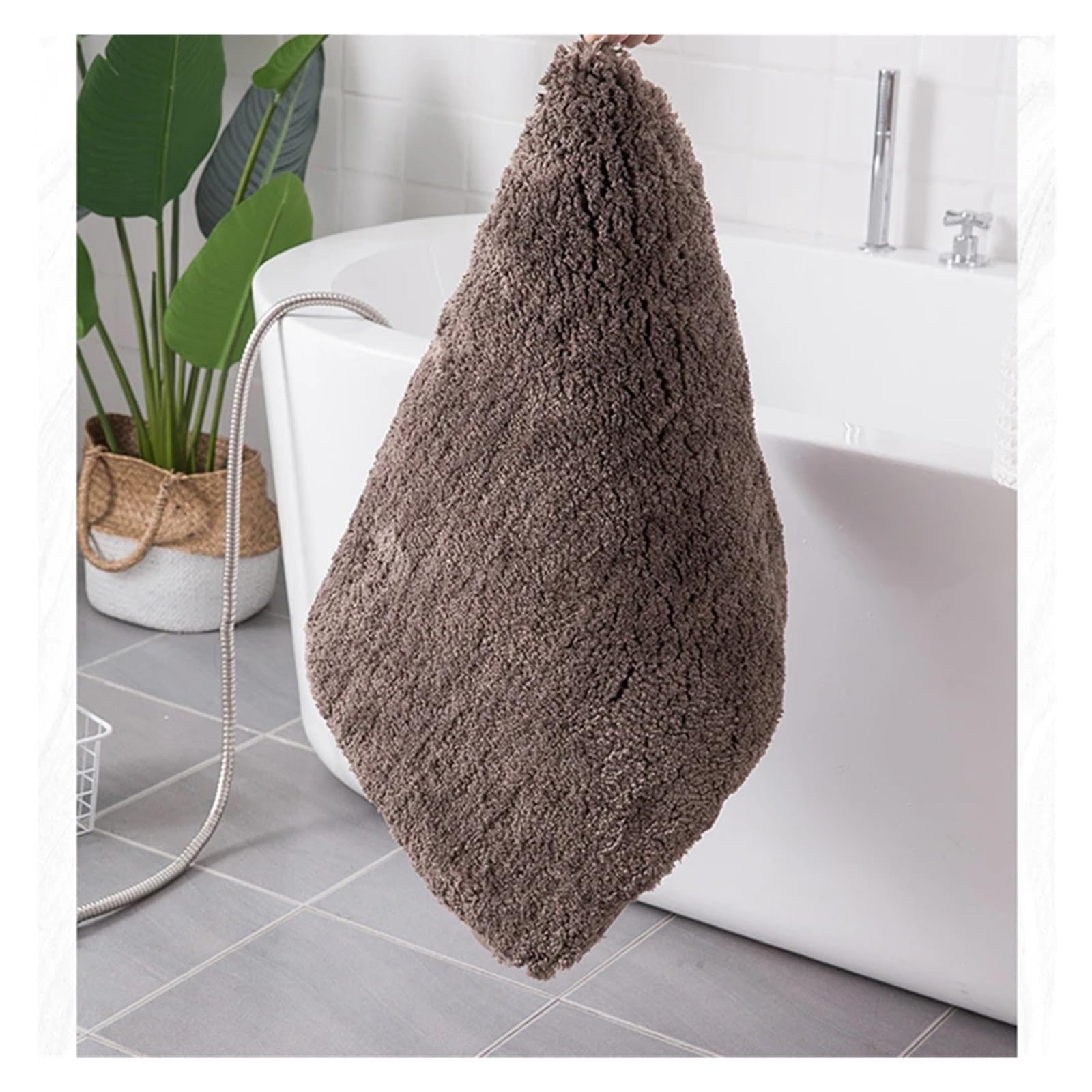 Tappetino da Bagno Tappeti da Bagno Super assorbenti Tappeti Tappetino da Pavimento for Vasca da Bagno Zerbino for Doccia Tappetino da Bagno for WC(Solid Green,60x90cm)
