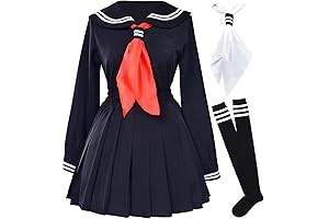 Elibelle Black Colored School Girl Uniform Anime Cosplay Outfit