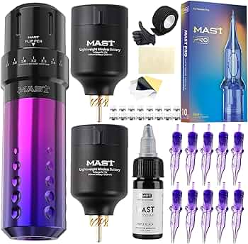 Amazon.com: Mast Flip Complete Tattoo Kit -Wireless Cartridges Amazon.com: Mast Flip Complete Tattoo Kit -Wireless Cartridges