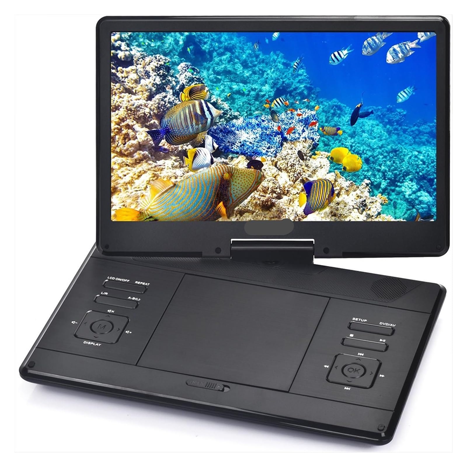 Lecteur DVD, Lecteur DVD Portable de 25 Pouces for Lecteur Domestique extérieur avec Mobile Haute définition