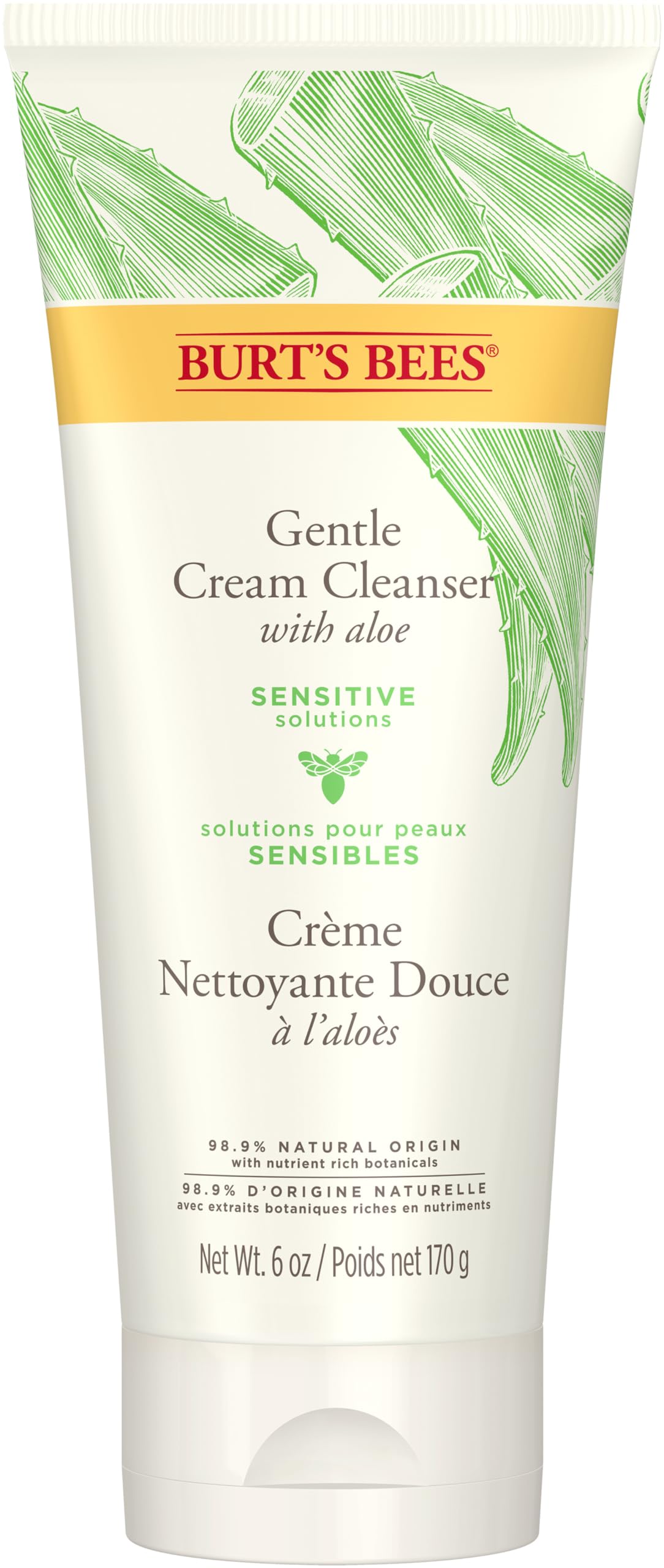Photo 1 of Burt's Bees Gentle Cream Cleanser, 6 oz