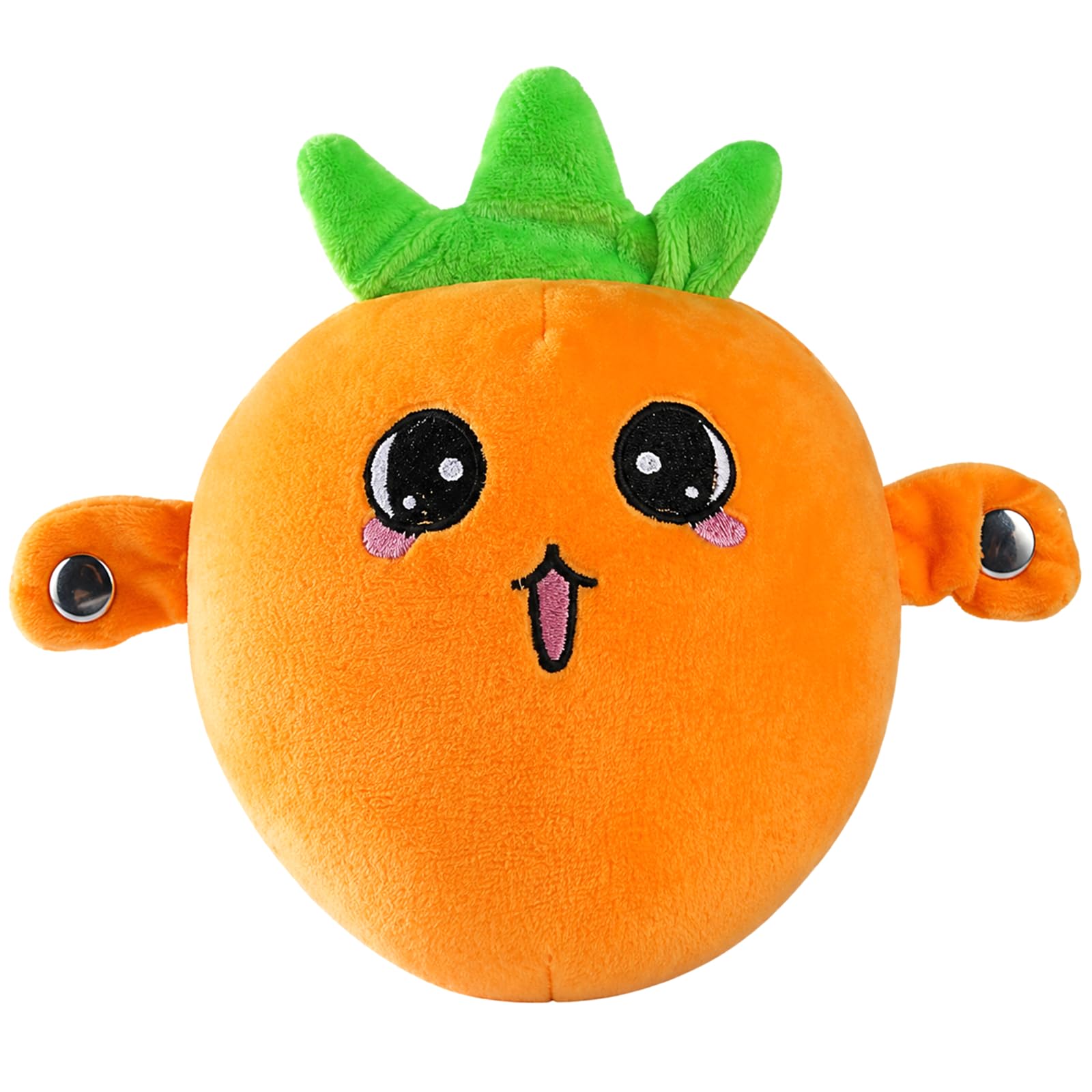 Dei tkeyts Interactive Music Plush Toy, Squishy Carrot Sensory Toy with Metronome Sound, Plushie Carrot Musical Toys, Touch Sensitive Carrots Figures, Educational Music Gifts for Girls & Boys
