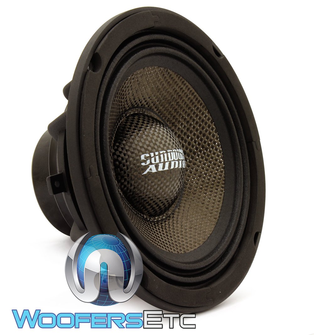 Sundown AudioSingle NeoPro-8 V3 8 8" 180W RMS 8-Ohm Carbon Fiber Midrange Speaker