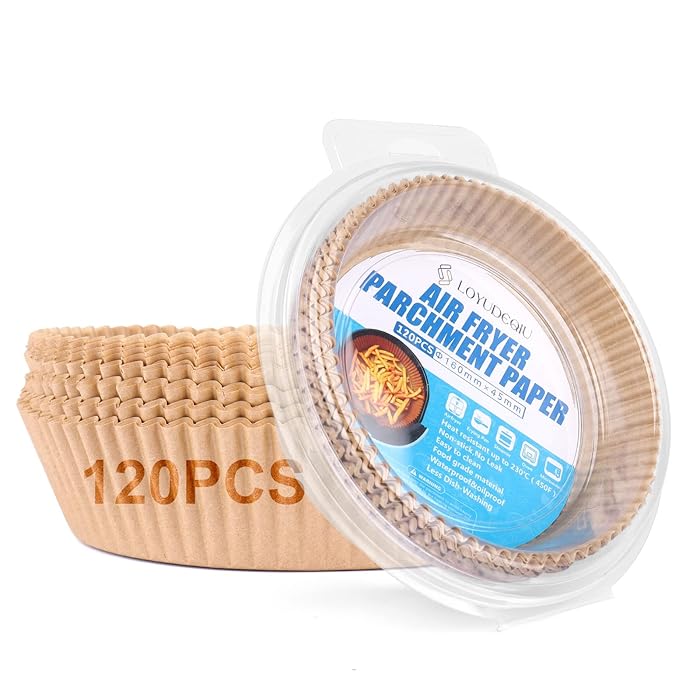 Buy 6.3 Inch Air Fryer Liners, 120 Pcs Healthy and Safe Air Fryer