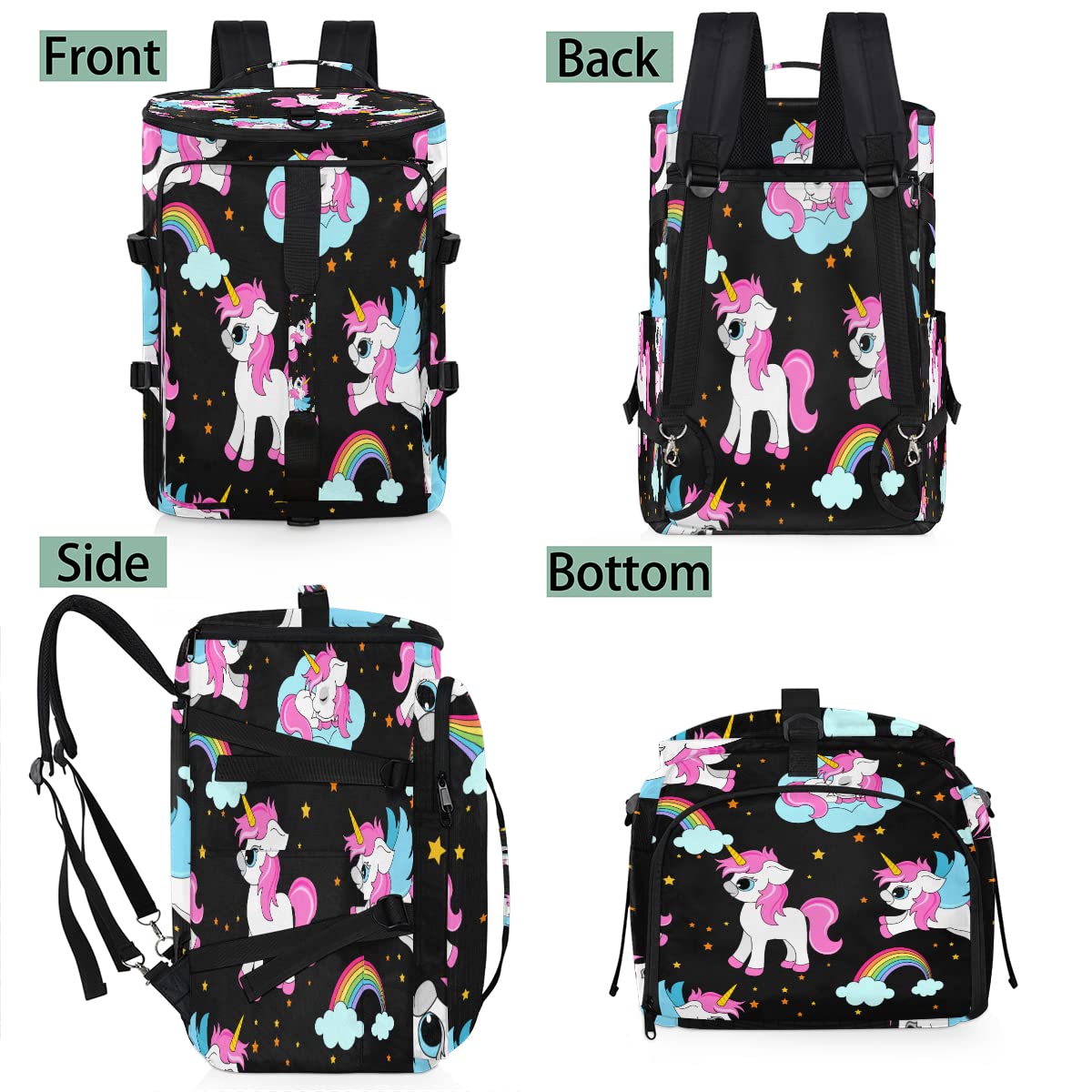 Llama - Mochila deportiva de lona para hombres y mujeres, bolsa de lona azteca con compartimento para zapatos para gimnasio, viajes, senderismo, mochila, Multi 9, Talla única, Deporte