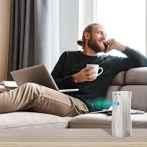 Miniatura 5 de EADAS-ELBOW Dispensador automático de ambientador en aerosol, ambientador automático con control remoto, ambientador automático de 8 ajustes de