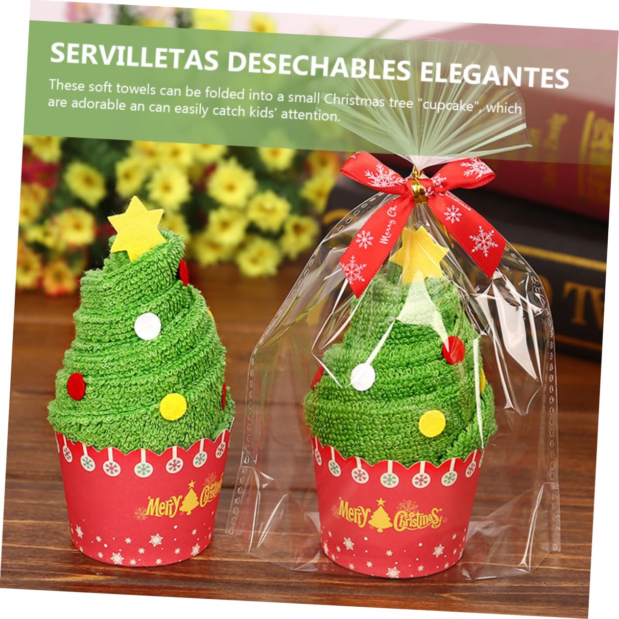 MAGICLULU 3 Set Asciugamani Da Bagno Asciugamano Strofinacci Festivi Salviette Tovagliolo Di Carta Tovaglioli Natale Vacanza Strofinacci Da Cucina Peluche Cotone 2 Pezzi * 3
