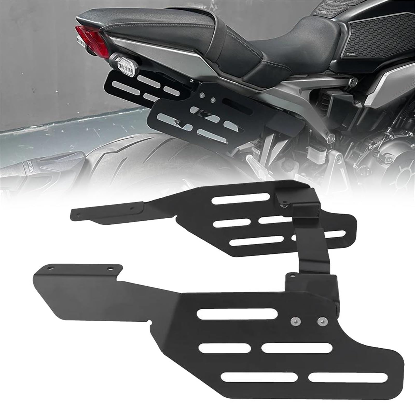 Porte-bagages moto arrière pour Honda CB1000R 2018-2024 et sacoche