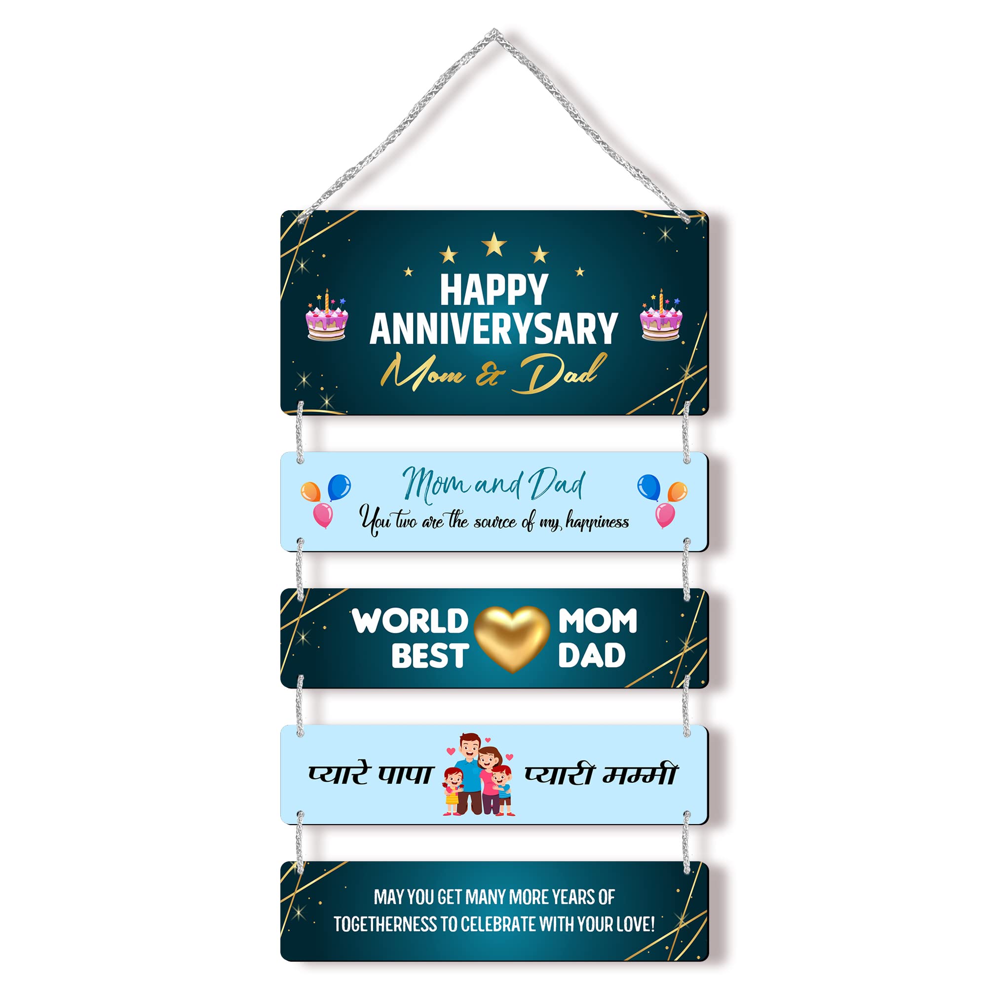 Regalocasila Wall Decoration | Anniversary Wishes Quotes | For Mom Dad | From Son Daughter | Unique Gifts Ideas | Gifts for Mother Father |Special Gifts For Mom Dad Anniversary | MOMDAD0339 (B0C1VG8MCF) Amazon Price History, Amazon Price Tracker