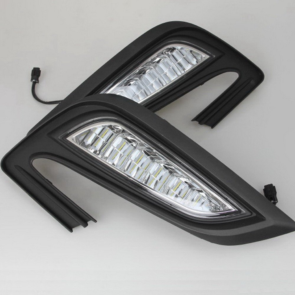 July King LED Daytime Running Lights DRL 4300K Fog Lamp for Buick Encore and Opel Mokka X 2016+