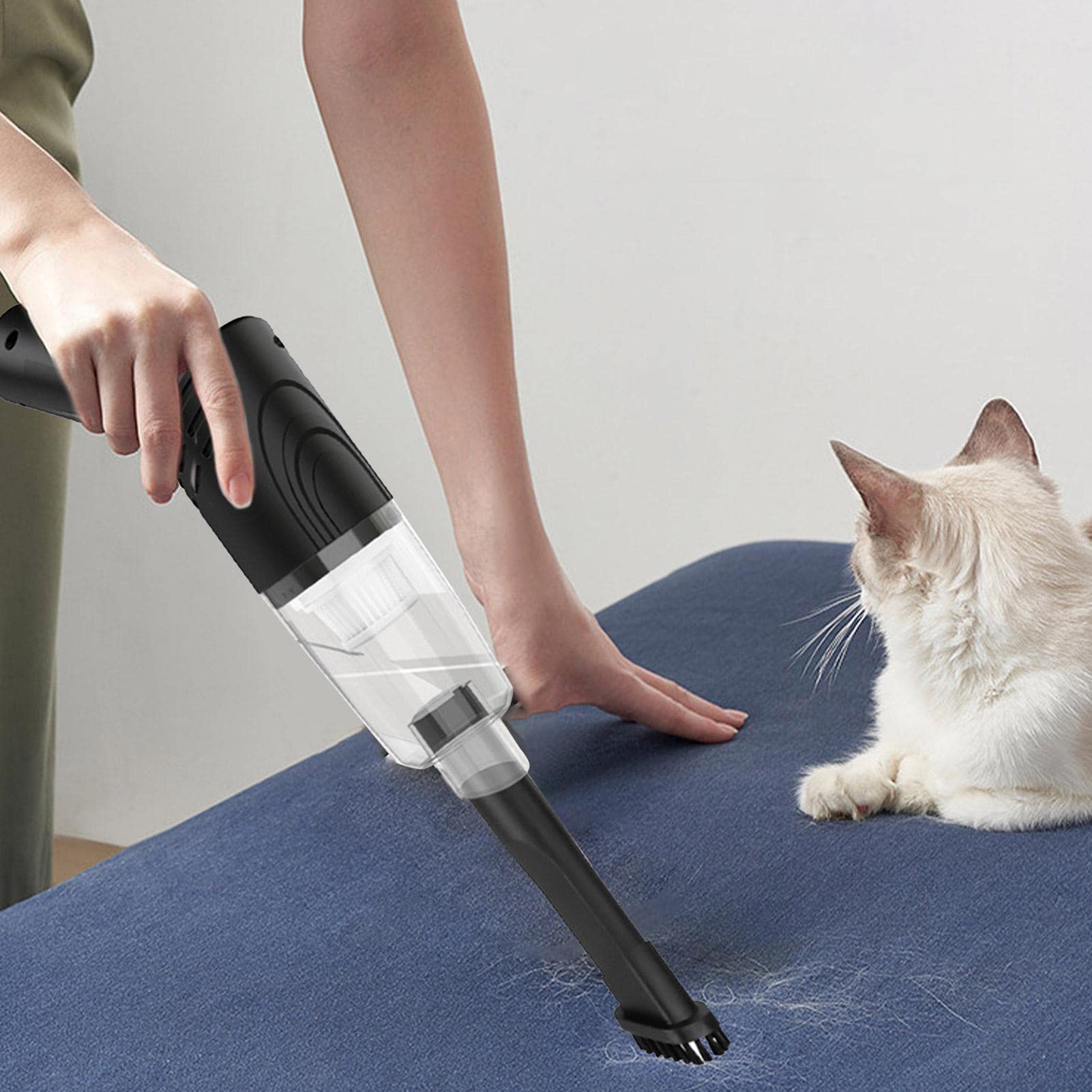 Amazon.co.jp: ハンドヘルド掃除機, 45° 回転ハンドル 小型掃除機