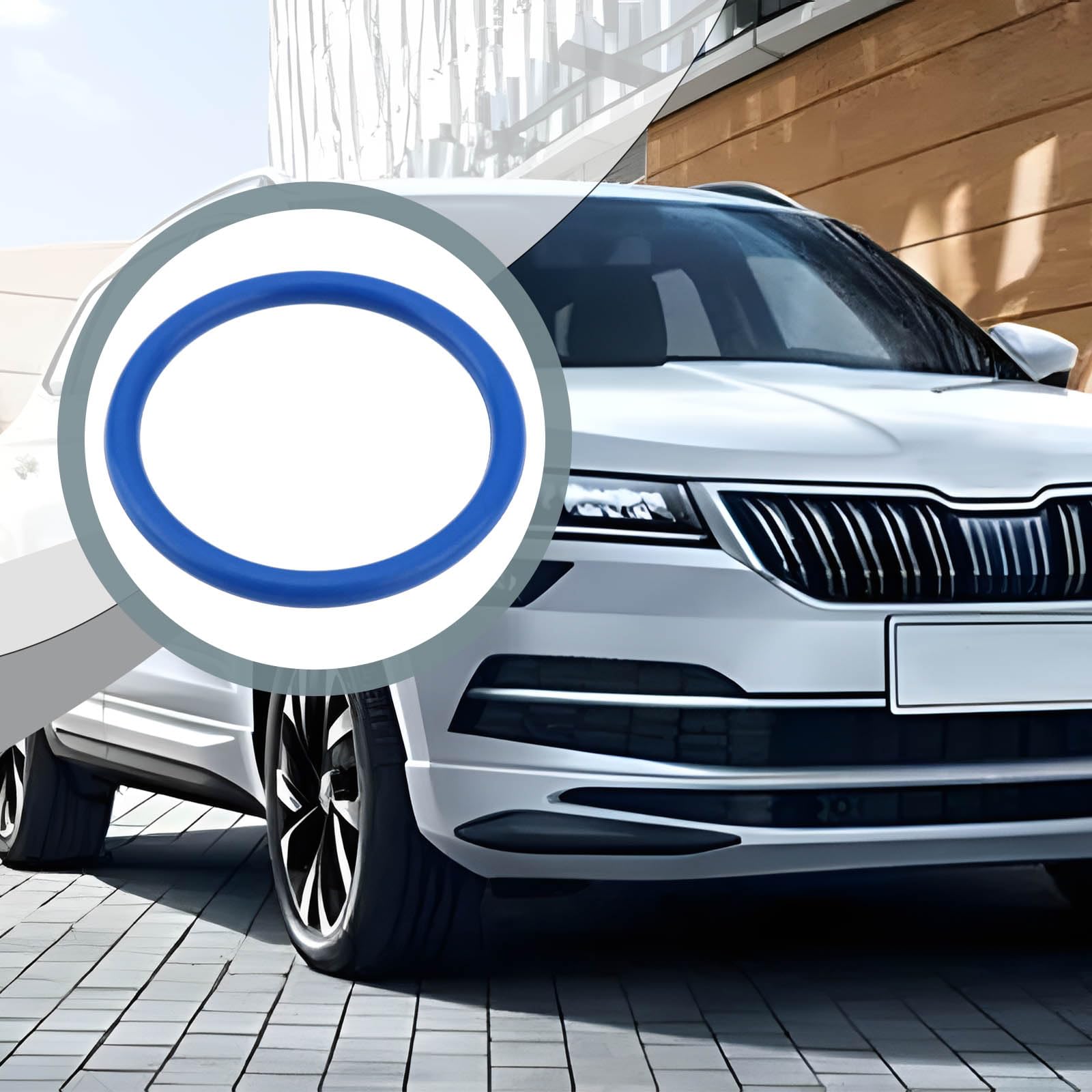 2 piezas de junta tórica de repuesto para aire acondicionado de coche, pieza de repuesto 8E0260749C compatible con VW compatible con Skoda compatible con Audi A/C Systems arandela de goma