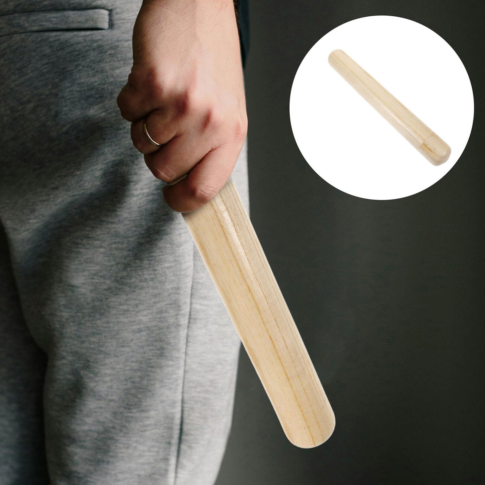 Toyvian Bâton de Pluie le Développement Sensoriel en Bois Beige pour Éducation Musicale Jouet Apaisant des Tout-petits en Milieu Éducatif