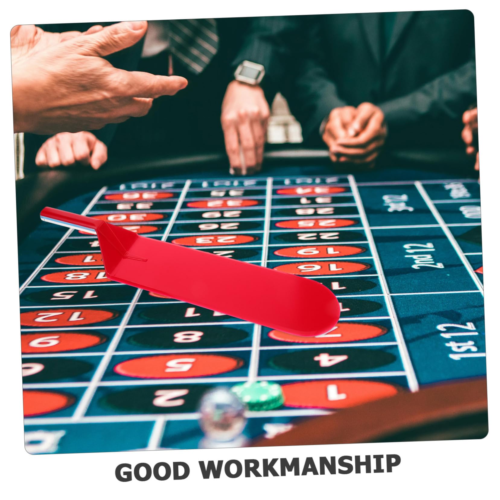Toyvian 2pièces Pelle à Cartes Plastique Réutilisable pour Poker Outil De Distribution Pratique pour Jeux De Société Et Soirées Entre Accessoire De Concessionnaire Et Fiable