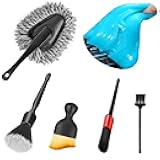 Car Interior Duster Detail Brush Cleaning Gel Kit, Soft Dash Vent Dusting Slime Putty Detailing Brushes Accessories Essentials Supplies Tools for Auto,Truck,SUV,RV