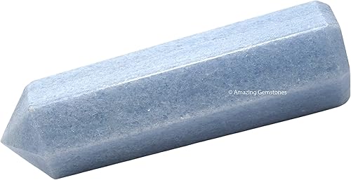 Miniatura 3 de Torres grandes de cristal de celestita de calcita azul  Obelisco de punto de cristal curativo natural para curación de Reiki y rejilla de cristal