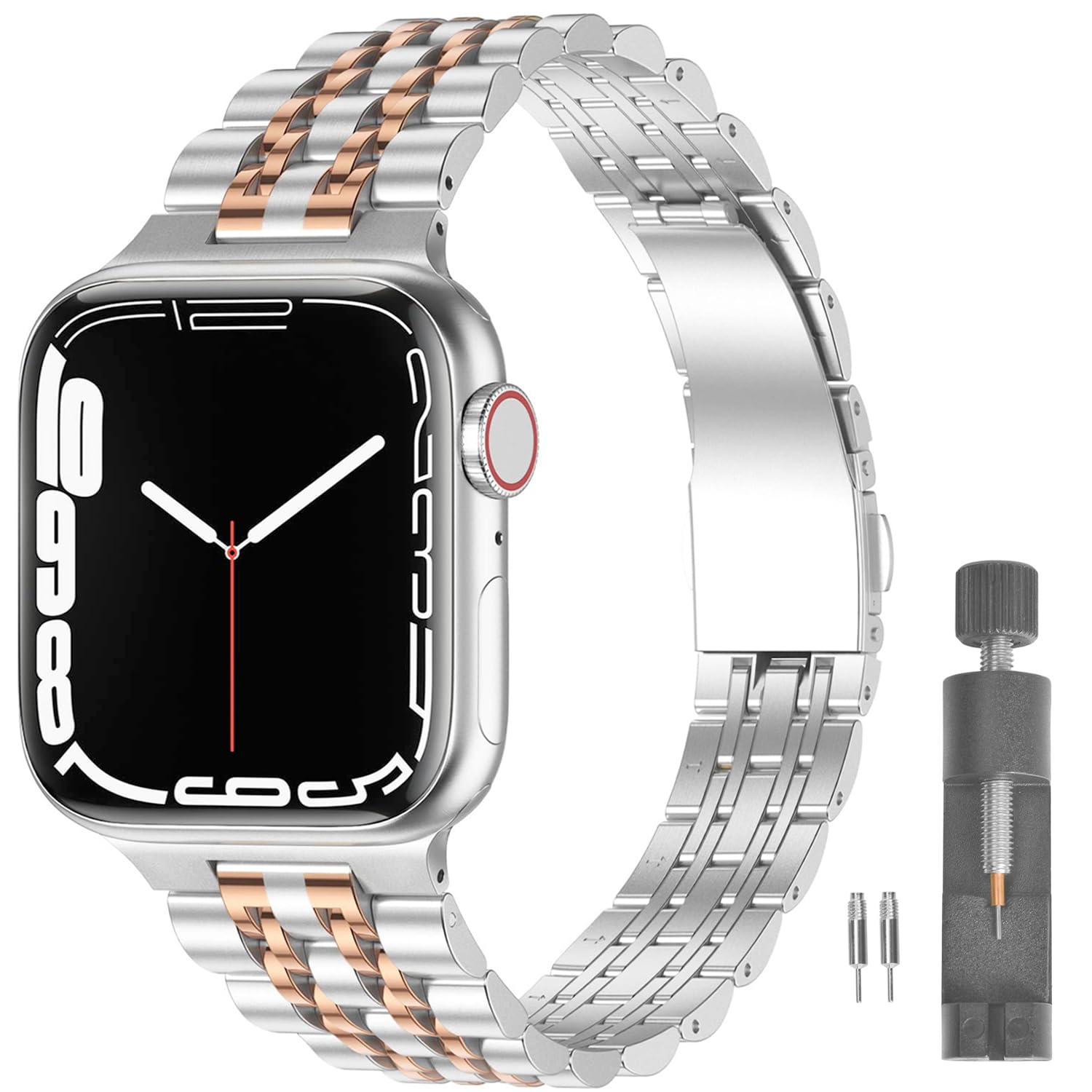 Slim Stainless Steel Band for Apple Watch Ultra 3-1 Series 11-1 SE