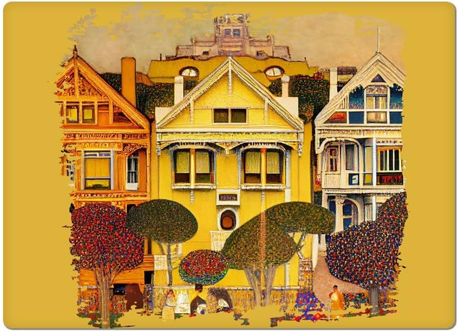 City Street Car Magnet 2 PCS - Art Car Magnet - California Sticker