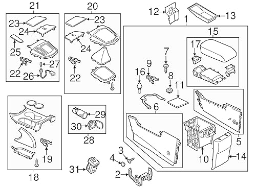 Miniatura 4 de Kerman - Pestillo de consola central para Mazda CX-5 KA0G-64-45YA-02 2013-2016 por Kallia