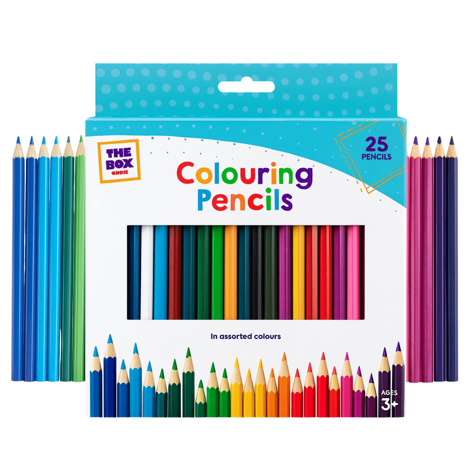 Colouring Pencils 25 Pack – Essential Stationery Supplies for School Supplies, Art Supplies, Kids and Adults – Bright Assorted Colour Pencils for Drawing and Creative Projects