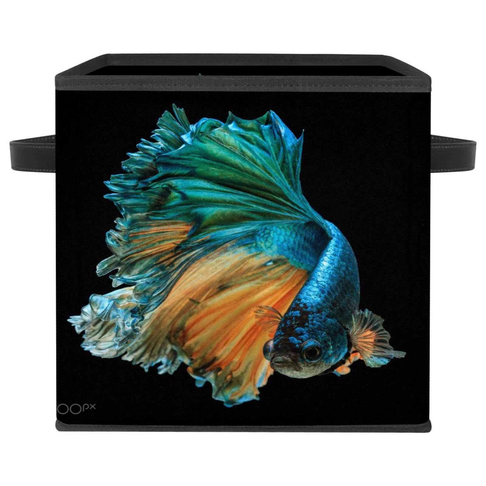 Bacs avec poignées pour jouets et livres solution gain de place poisson Betta