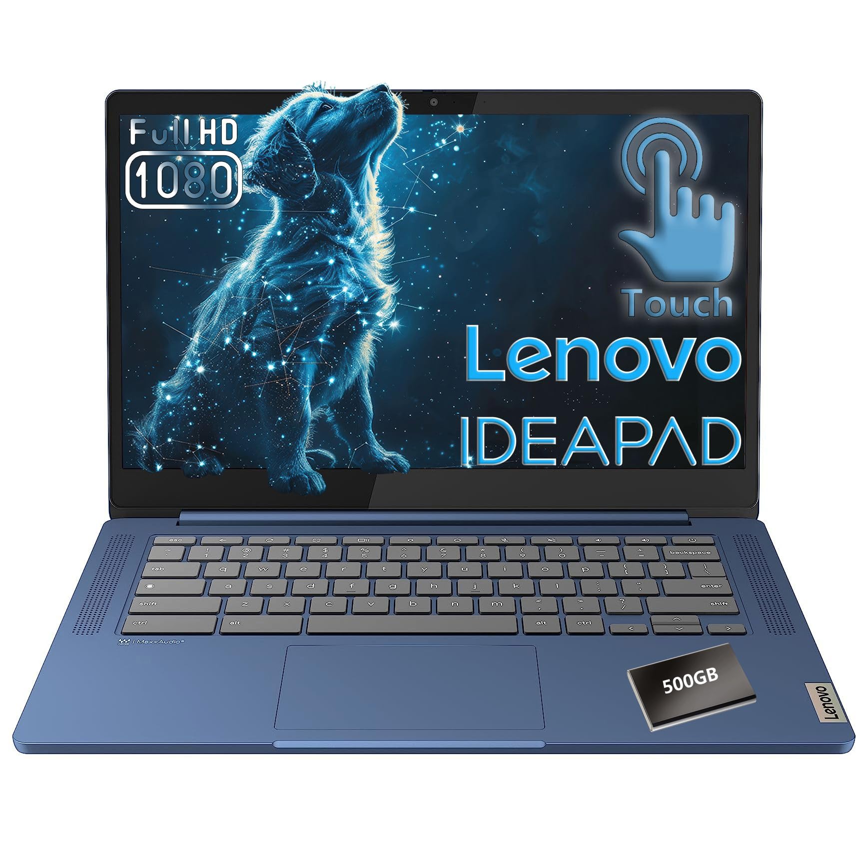 Lenovo 14" FHD Laptop 2026 Edition, IdeaPad Slim 3 Touchscreen Chromebook