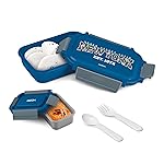 MILTON Super Sherry Tiffin Lunch Box for Kids Boys & Girls with Leak-Proof Inner Container| Food Grade,BPA Free,Compact & Durable Snacks Box for Kids I Plastic Spoon & Fork, 780 ml, Blue