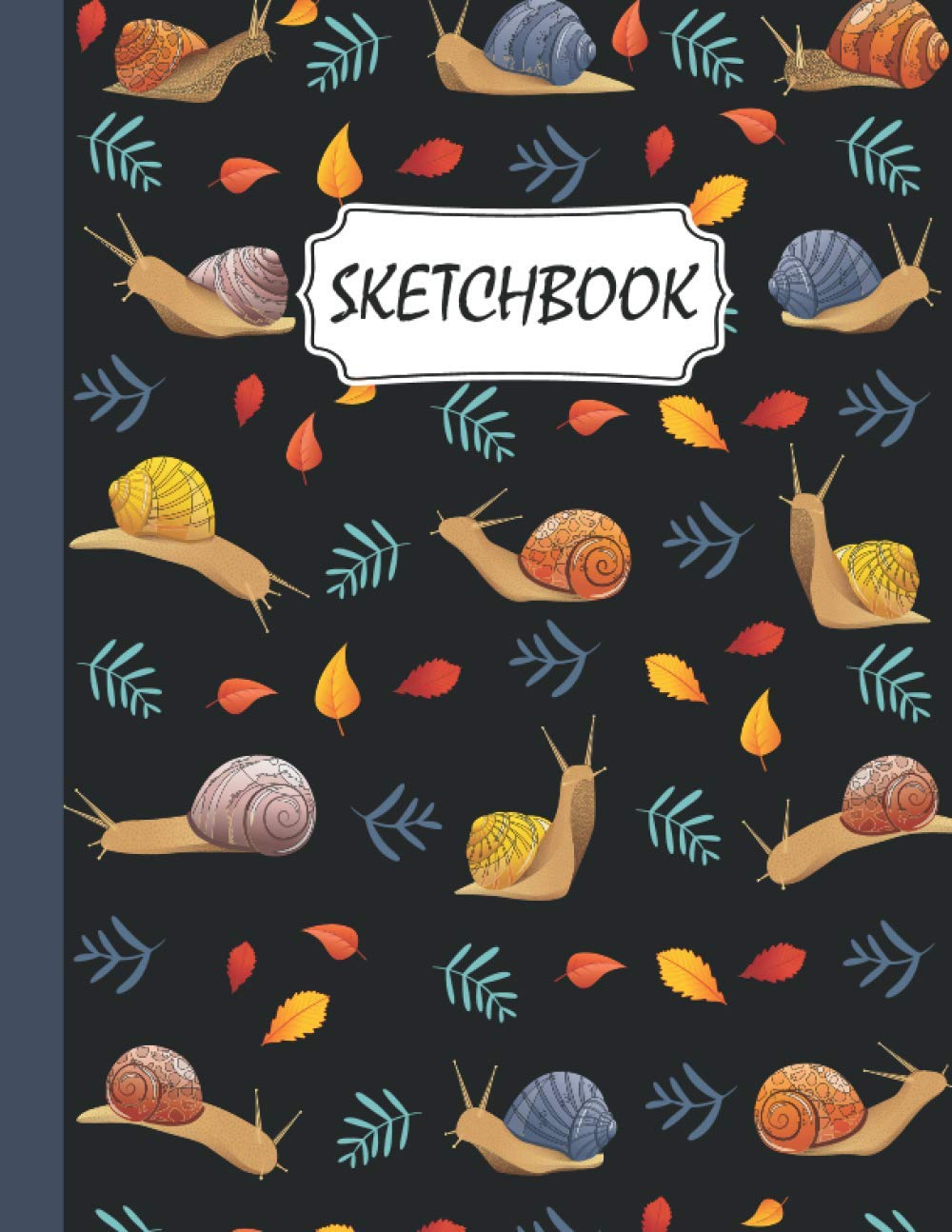 Snail Sketchbook: Snail Blank Page Sketchbook To Write Notes, Notepad, To Do Lists, Sketching, Snail Pattern Sketch Drawing Design
