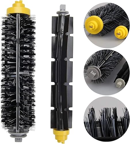 Miniatura 4 de Piezas de repuesto para iRobot Roomba 600 Series 675 692 694 690 680 660 651 650 614 610 500 Series 595 585 564 552 Robótico al vacío, 8 cepillos