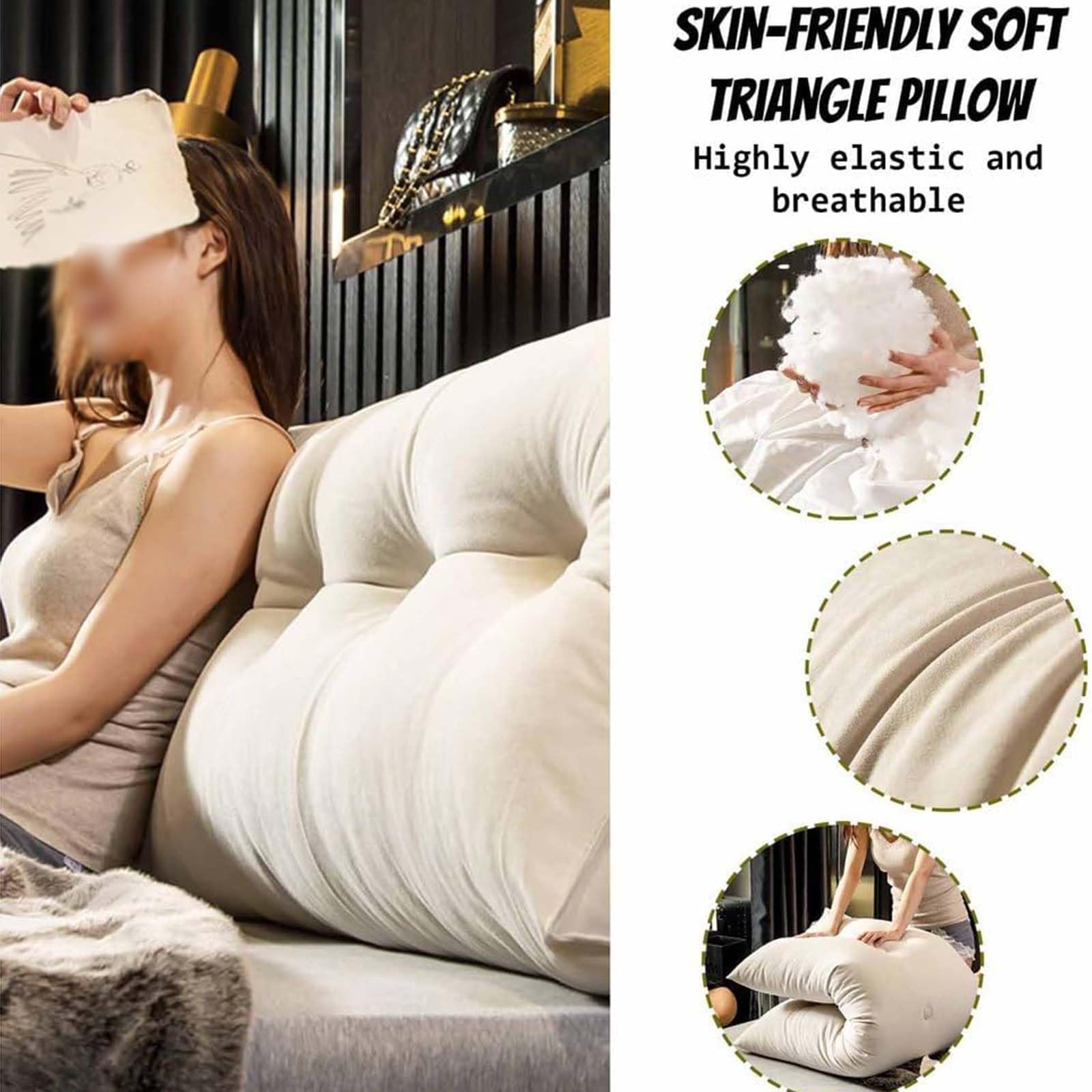 Generico Cuscino Testiera Triangolare Cuscino Cuneo Lettura