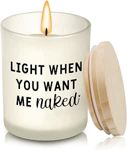 Lavender Scented Candles for Him - Romantic, Naughty, and Funny Gift Ideas for Men, Couples, and Special Occasions